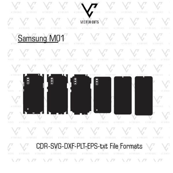 Samsung M01 Mobile Skin Template