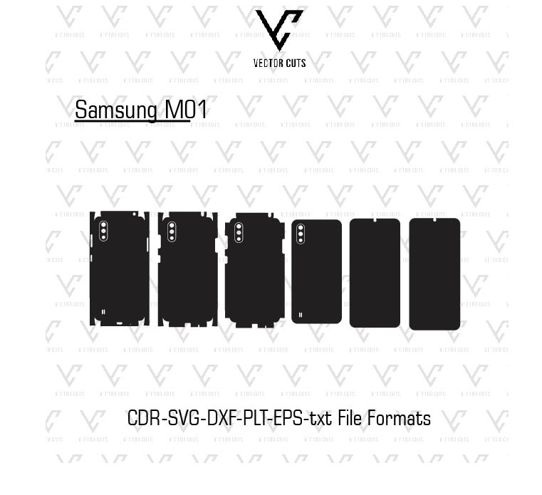 Samsung M01 Mobile Skin Template