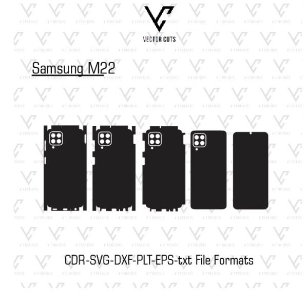 Samsung M22 Mobile Skin Template