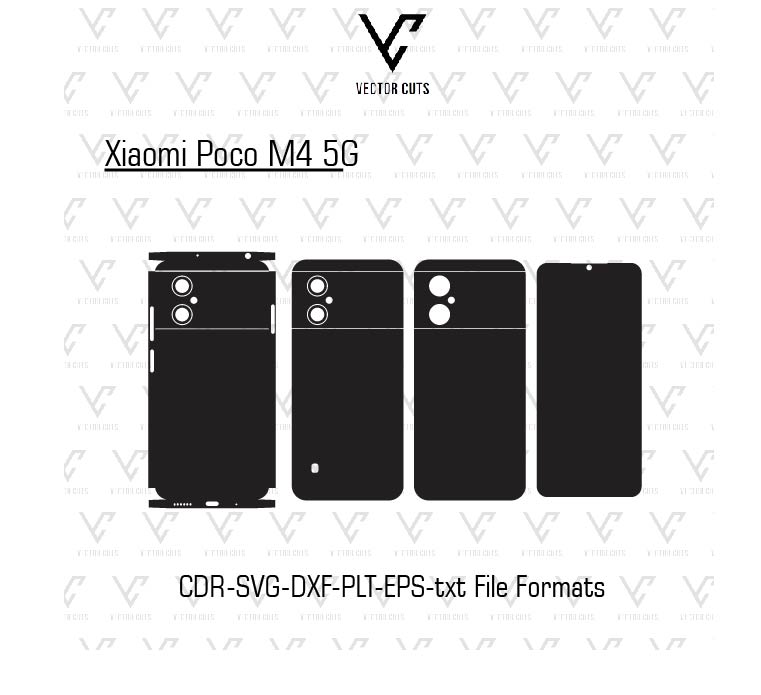 Xiaomi Poco M4 5G Mobile Skin Template